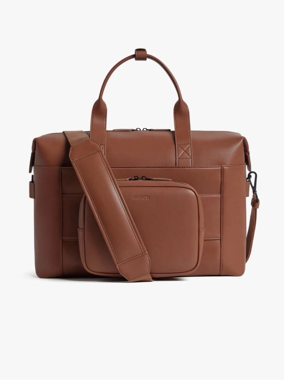 Monos Metro Duffle Bag w/ Metro Kit - Mahogany VeganLeather